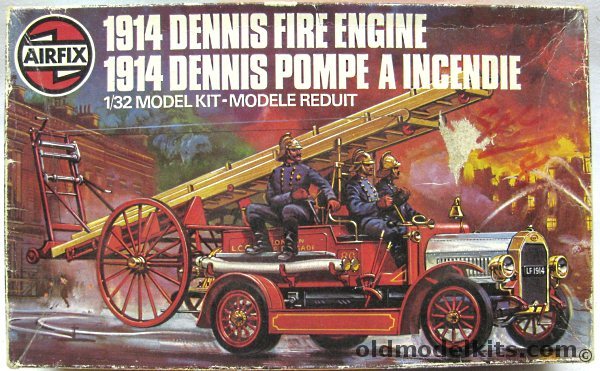 Airfix 1/32 1914 Dennis Fire Engine, 06442-8 plastic model kit